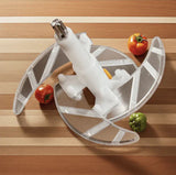 Manual Stainless Steel Hand Push Chopper with 4 sharp blades for quick chopping of vegetables, meat, fruits, and herbs. Durable, easy to use, and no electricity needed.