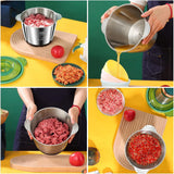 2L Meat & Vegetable Electric Chopper 3 Speed Food Processor