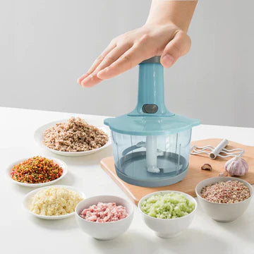 Hand Push Vegetable Chopper Cutter 0.7L , 1.5L & 2L